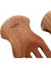 Homla 2er-Set: Salatlöffel "Mooka" in Hellbraun - (L)18 cm