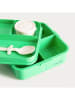Homla Lunchbox ''Petpack'' in Creme/ Grün - 1,66 l