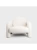 Homla Fauteuil "Sedia" wit - (B)95 x (H)70 x (D)88 cm