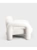 Homla Sessel "Sedia" in Weiß - (B)95 x (H)70 x (T)88 cm