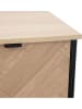 Homla Kommode "Swen" in Beige/ Schwarz - (B)80 x (H)88 x (T)40 cm