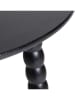 Homla Salontafel "Resle" zwart - (H)50 x Ø 50 cm