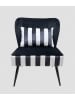 Homla Fauteuil "Cardnival" zwart/wit - (B)71 x (H)86 x (D)75,5 cm