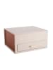 Homla Schatulle "Linas" in Creme - (B)18 x (H)9,5 x (T)16 cm