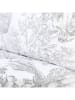 Homla Komplet pościeli "Morales" w kolorze biało-szarym - 220 x 200 cm