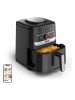 Tefal Heißluft-Fritteuse EY55JD "Easy Fry Smart & Silence" in Schwarz - 5 l