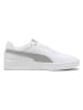 Puma Leder-Sneakers "Court Classic" in Weiß/ Grau