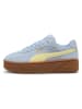 Puma Leder-Sneakers "Club II Era" in Hellblau/ Gelb