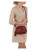 Mia Tomazzi Leren schoudertas "Gradisca" bordeaux - (B)22,5 x (H)16 x (D)7 cm