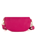 Mia Tomazzi Leder-Brustbeutel "Perugino" in Pink - (B)23 x (H)13 x (T)2 cm