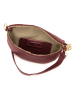 Mia Tomazzi Leren borstbuidel "Perugino" bordeaux - (B)23 x (H)13 x (D)2 cm