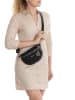 Mia Tomazzi Leder-Brustbeutel "Eginardo" in Schwarz - (B)23 x (H)17 x (T)8 cm