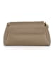 Mia Tomazzi Leder-Umhängetasche ''Berbera'' in Beige - (B)27 x (H)16 x (T)8 cm