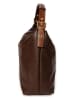 Mia Tomazzi Leder-Schultertasche ''Ferrucci'' in Braun - (B)37 x (H)33 x (T)15,5 cm