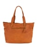 Melina C Leren schoudertas "Adelfia" camel - (B)40 x (H)30 x (D)16 cm
