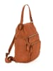 Melina C Skórzana torebka "Alberobello" w kolorze karmelowym - 26 x 32 x 11 cm