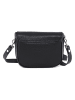 Lia Biassoni Leren schoudertas "Neva" zwart - (B)20 x (H)16 x (D)6 cm