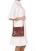Lia Biassoni Leren schoudertas bruin - (B)24 x (H)20 x (D)6,5 cm