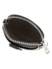 Pia Sassi Leder-Handytaschetasche "Serrottini" in Schwarz - (B)11 x (H)19 x (T)2 cm