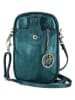 Pia Sassi Handytaschen "Serottini" in Türkis - (B)11 x (H)19 x (T)2 cm