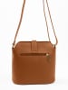 Lia Biassoni Leren schoudertas lichtbruin - (B)24 x (H)22 x (D)10 cm