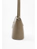Lia Biassoni Leren schoudertas taupe - (B)24 x (H)22 x (D)10 cm