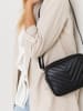 Lia Biassoni Leder-Umhängetasche  in Schwarz - (B)22 x (H)16 x (T)7 cm