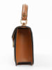 Lia Biassoni Leder-Henkeltasche in Hellbraun - (B)20 x (H)14 x (T)7 cm