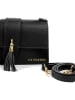 Lia Biassoni Leder-Henkeltasche in Schwarz - (B)20 x (H)13 x (T)6 cm