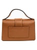 Lia Biassoni Leder-Henkeltasche in Hellbraun - (B)20 x (H)13 x (T)6 cm