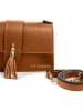 Lia Biassoni Leren handtas lichtbruin - (B)20 x (H)13 x (D)6 cm