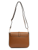 Lia Biassoni Leder-Umhängetasche  in Hellbraun - (B)24 x (H)18 x (T)8 cm