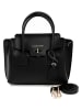 Lia Biassoni Leder-Henkeltasche in Schwarz - (B)30 x (H)23 x (T)11 cm