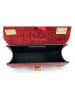 Lia Biassoni Skórzana torebka "Troina" w kolorze czerwonym - 22 x 24 x 9 cm