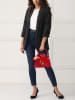Lia Biassoni Leren handtas "Troina" rood - (B)22 x (H)24 x (D)9 cm