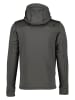 Didriksons Funktionsjacke "Zuko" in Grau/ Schwarz