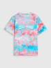4F Koszulka w kolorze błękitno-jasnoróżowym