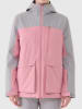 4F Ski-/ Snowboardjacke in Rosa/ Grau