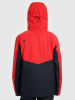 4F Ski-/ Snowboardjacke in Rot/ Schwarz