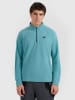 4F Fleece trui turquoise
