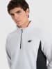 4F Fleecepullover in Grau