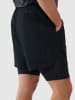 4F Funktionsshorts in Schwarz