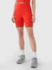 4F Szorty funkcyjne w kolorze pomarańczowym