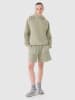 4F Sweatshort grijsgroen