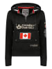 Canadian Peak Hoodie "Gyrelle" in Schwarz