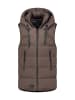Canadian Peak Doorgestikte bodywarmer "Dolbeak" bruin
