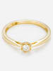 DIAMANTA Gouden ring "Solitaire envoûtant" met diamant