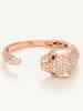 DIAMANTA Roségouden ring "Mafdet" met diamanten