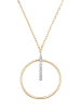 DIAMANTA Gold-Halskette "Cercle Prodigieux" mit Diamanten - (L)42 cm