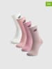 4F 4er-Set: Socken in Weiß/ Rosa/ Hellbraun